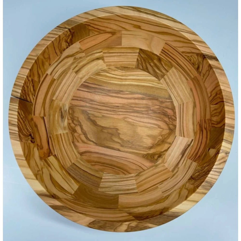 1 Williams Sonoma Olivewood Salad Bowl Individual 9" Italian Hand Turned NEW